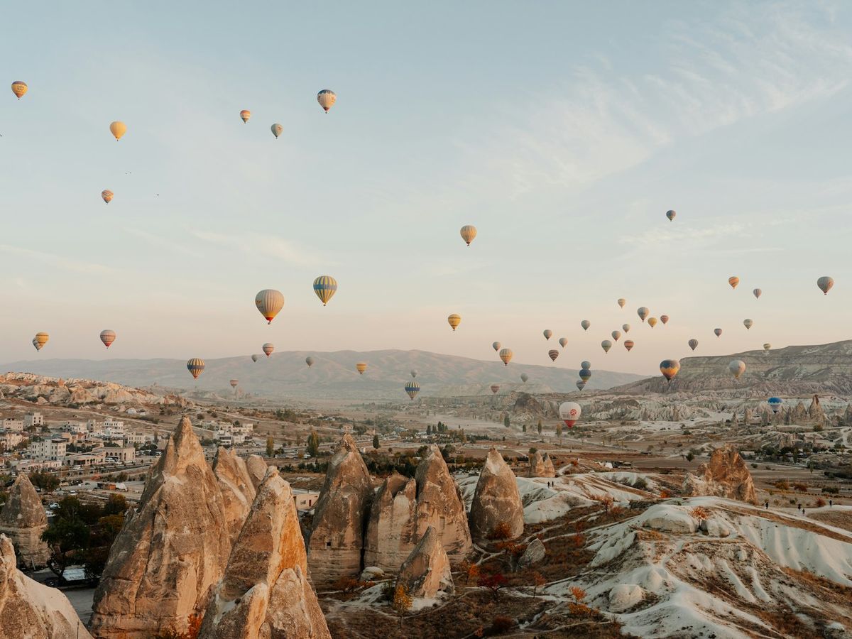 Kapadokya’da balonlar